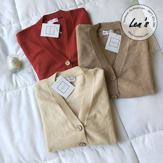 ÁO KHOÁC LEN NÚT GỖ ĐẸP