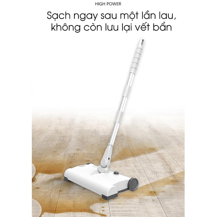 Máy lau quét nhà điện mạnh mẽ an toàn 2in1 cao cấp