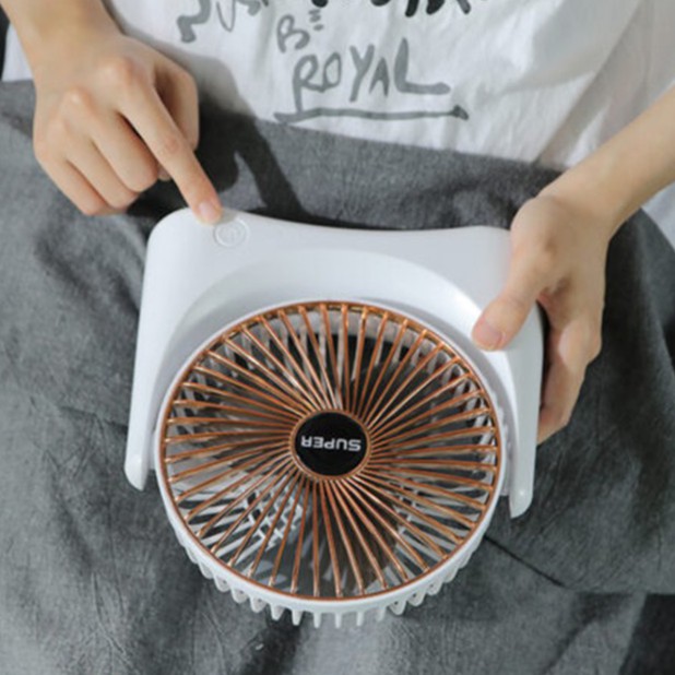 Quạt để bàn mini 3 chế độ mát [HÀNG HIỆU] Không Gây Tiếng Ồn