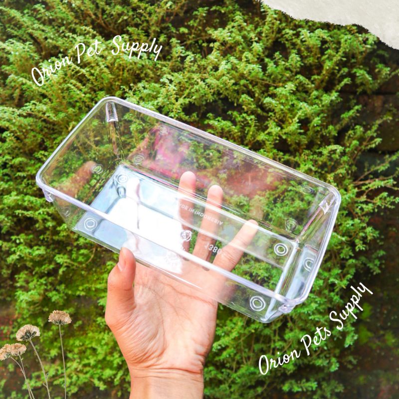 Orionpets - Bồn Tắm Hộp Cát JASMINE Cho Chuột HAMSTER | Bồn Tắm Chuột Hamster | Đặt Cát Chuột Hamster | Hộp Cát Hamster | Hộp Nhựa Acrylic Đựng Chuột hamster Chuyên Dùng | Bồn Tắm Chuột Hamster | Bồn Tắm Chuột hamster Bằng Gỗ | Hộp Tắm Cát Cho Chuột hamst