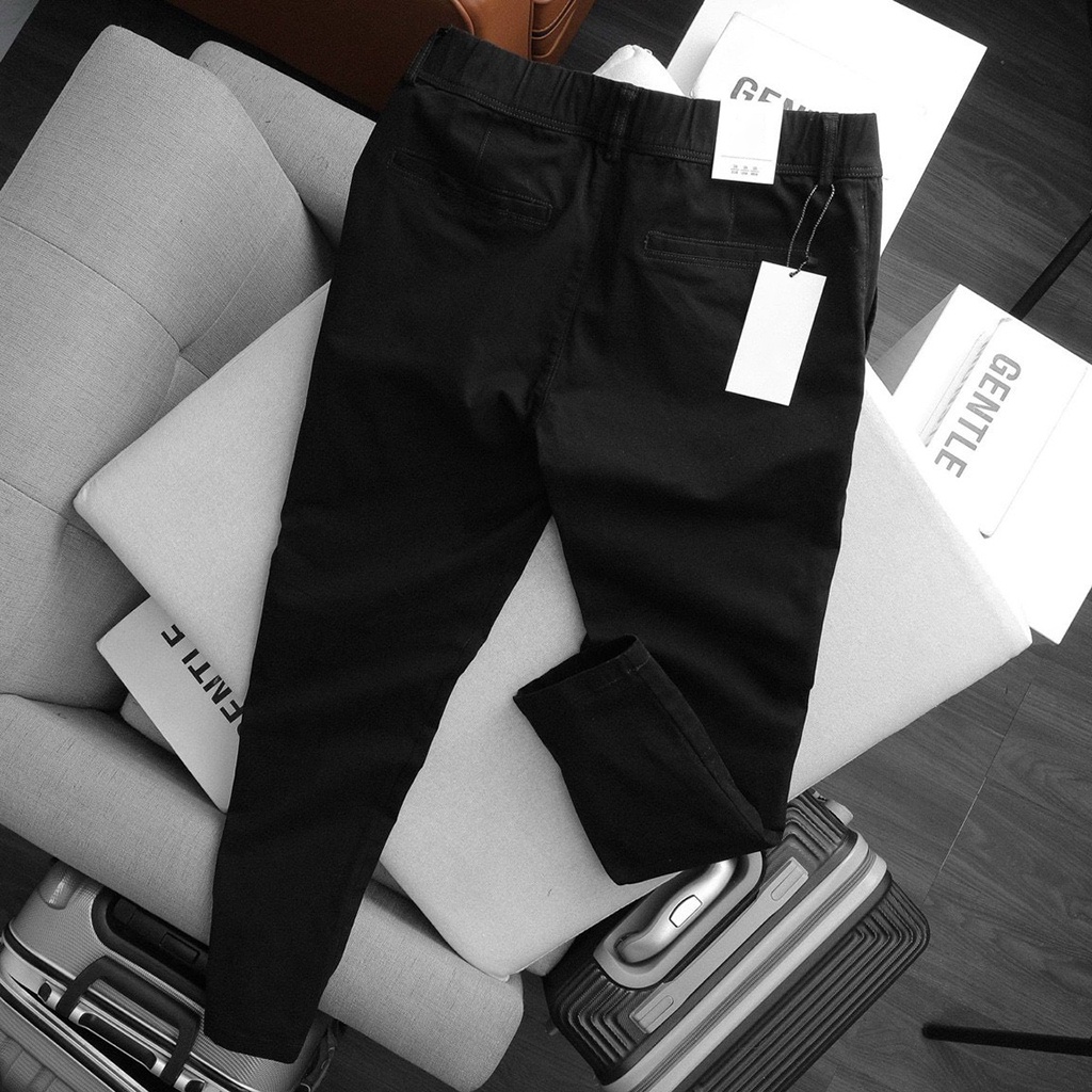 Quần Kaki Nam Dài Ống Suông Lưng Thun Form Slimfit Hàn Quốc Đẹp ANH DUY SHOP QK02