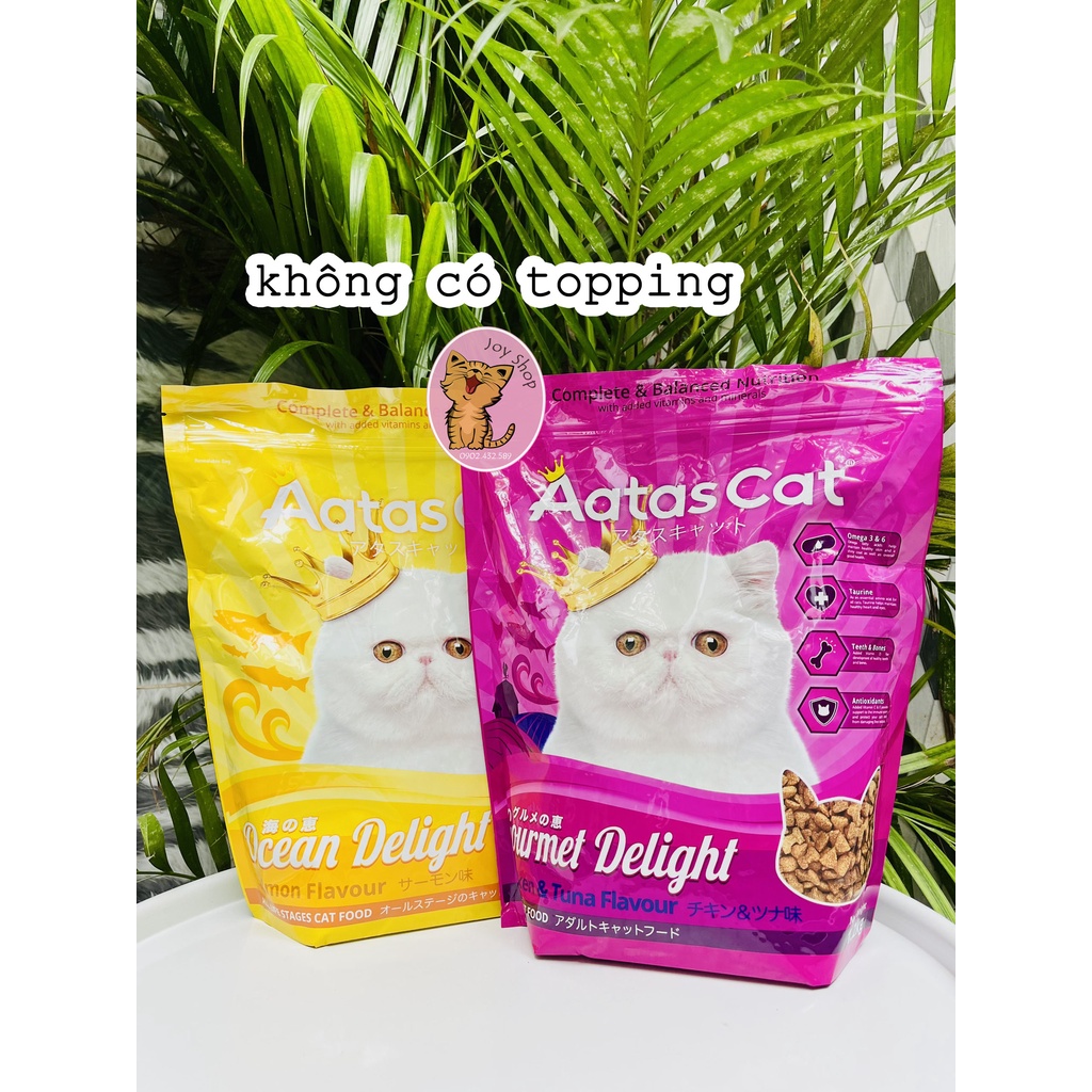 [TÚI 1.2KG] HẠT AATAS MIX TOPPING SIÊU NGON CHO MÈO.