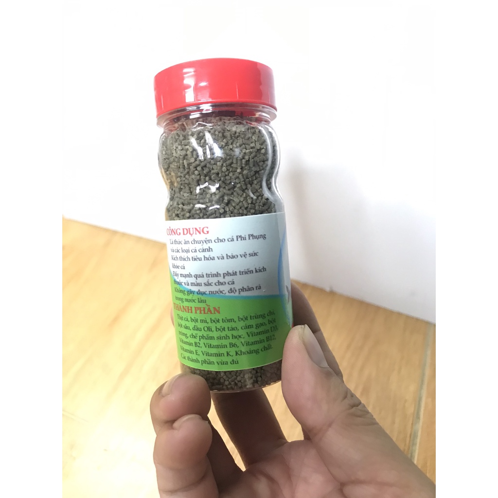 Cám TOP-ONE - Thức Ăn Chuyên Cho Cá Phi Phụng I Thức Ăn Cá Phi Phụnng 80gram