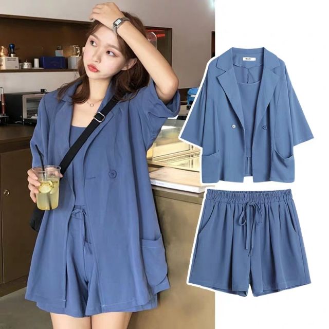 (ORDER) Combo 3 món blazer áo quần và áo dây | BigBuy360 - bigbuy360.vn