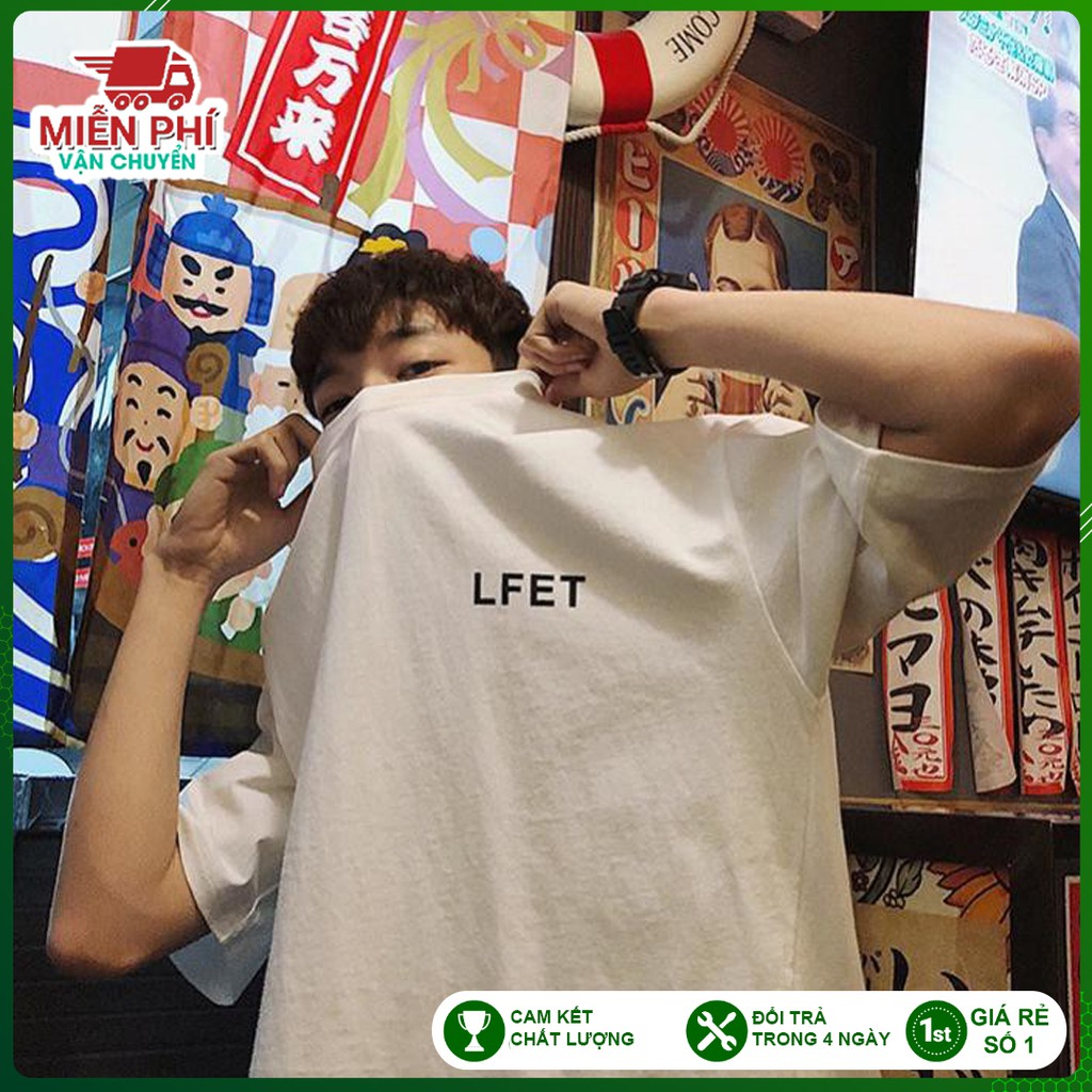 Áo thun nam nữ unisex tay lỡ LF 84, áo phông tay lỡ unisex form rộng oversize streetwear | BigBuy360 - bigbuy360.vn