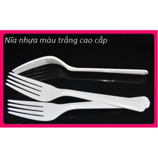 45 bịch nĩa nhựa 50 cái dùng một lần dùng cho các bữa tiệc liên hoan