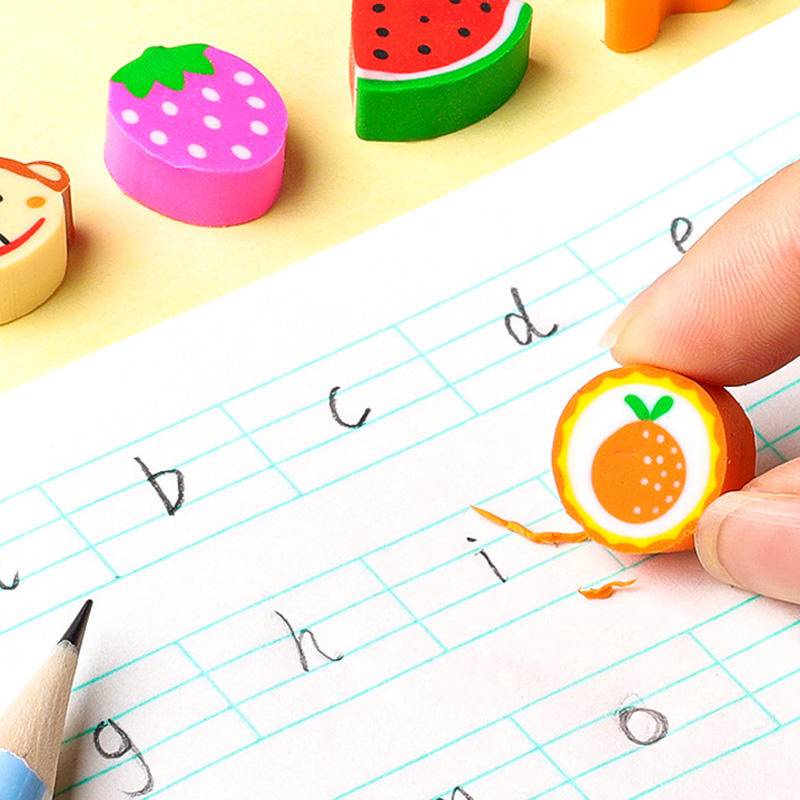 Bộ 50 Cục Tẩy Thiết Kế Hình Hoạt Hình Sáng Tạo Dành Cho Trẻ Nhỏ