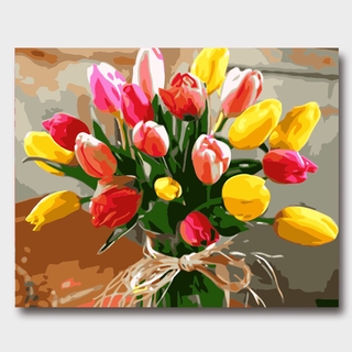 Bộ Tranh Sơn Dầu Diy Cho Gia Đình 15.74x19.68 Inch Xz125Qs Wcl