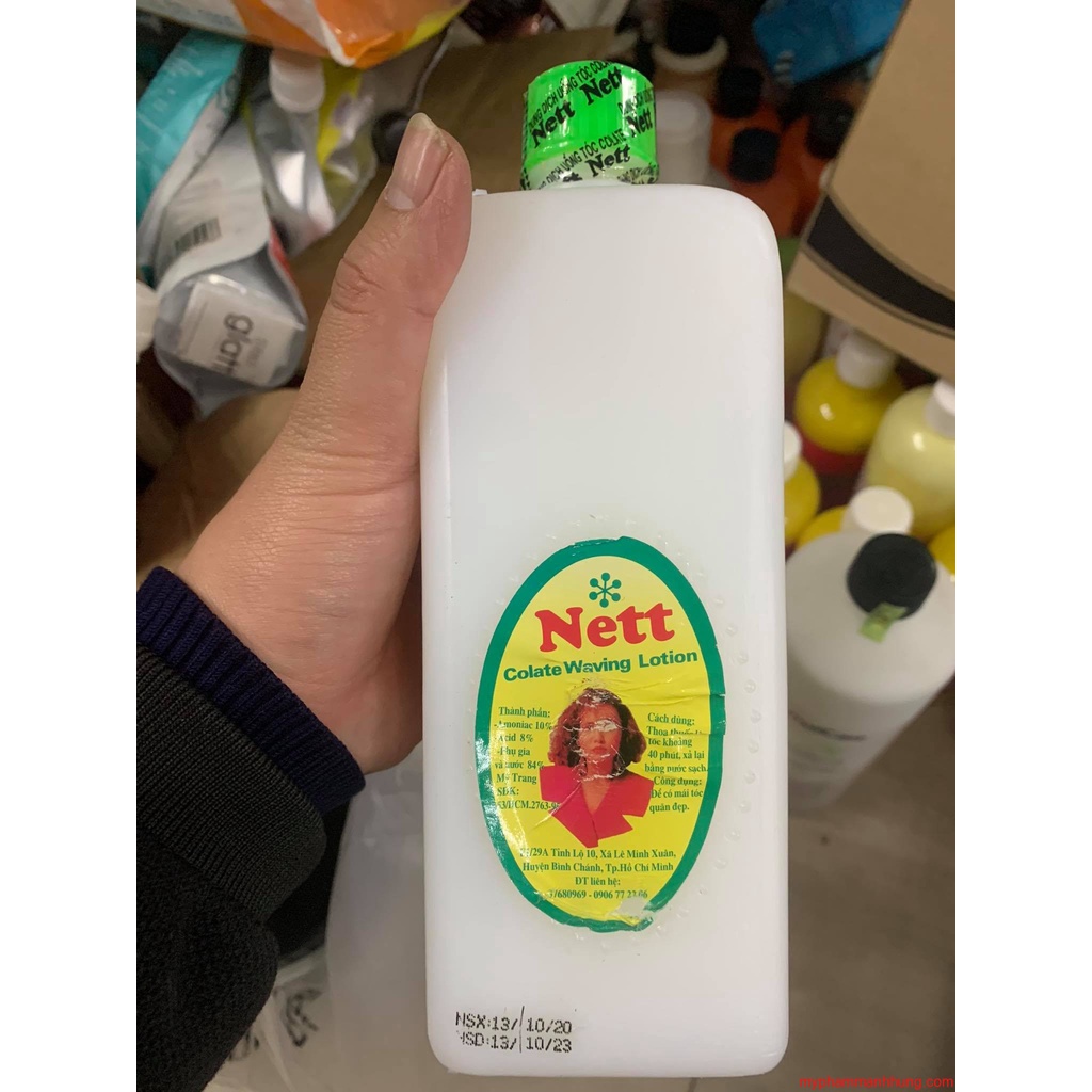 Thuốc uốn tóc net trắng 900 ml