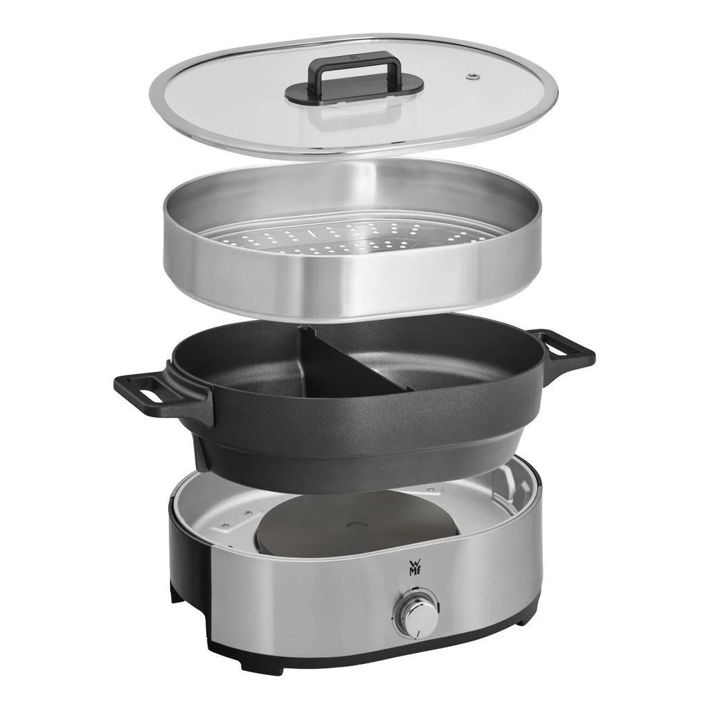 Nồi lẩu &amp; hấp 2in1 WMF LONO HOT POT &amp; STEAMER