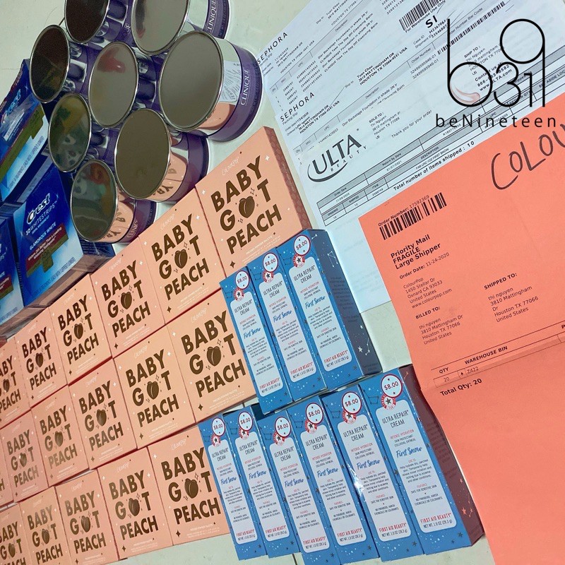 [NHIỀU DÒNG] Bảng Phấn Mắt Colourpop Baby Got Peach/ Going Coconuts/ Sweet talk [beNineteen Cosmetics] | BigBuy360 - bigbuy360.vn