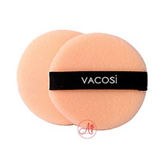 Bp01 bịch 2 bông phấn khô tròn nhỏ vacosi