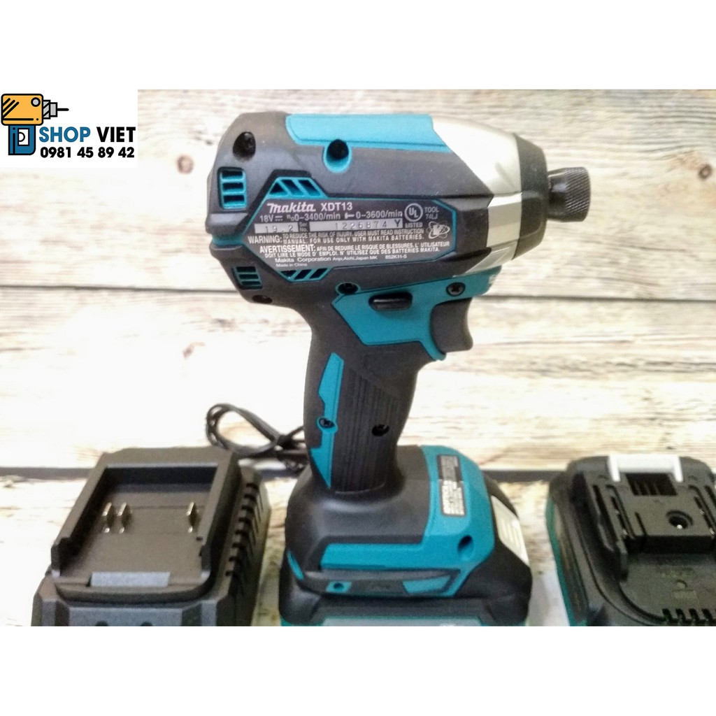 SV Máy vặn vít xách tay Mỹ Makita XDT13