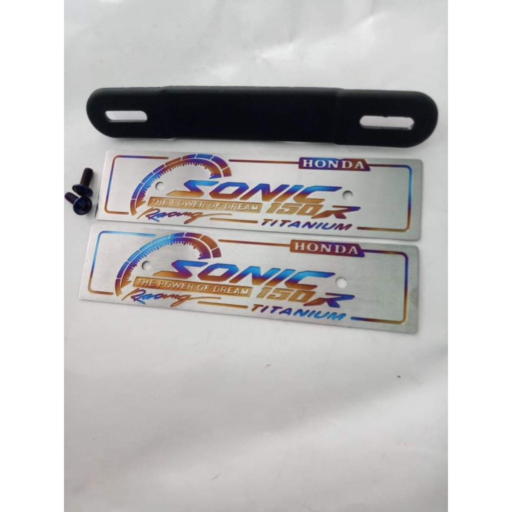 Bảng tên Sonic tặng kèm 2 ốc titan proti...