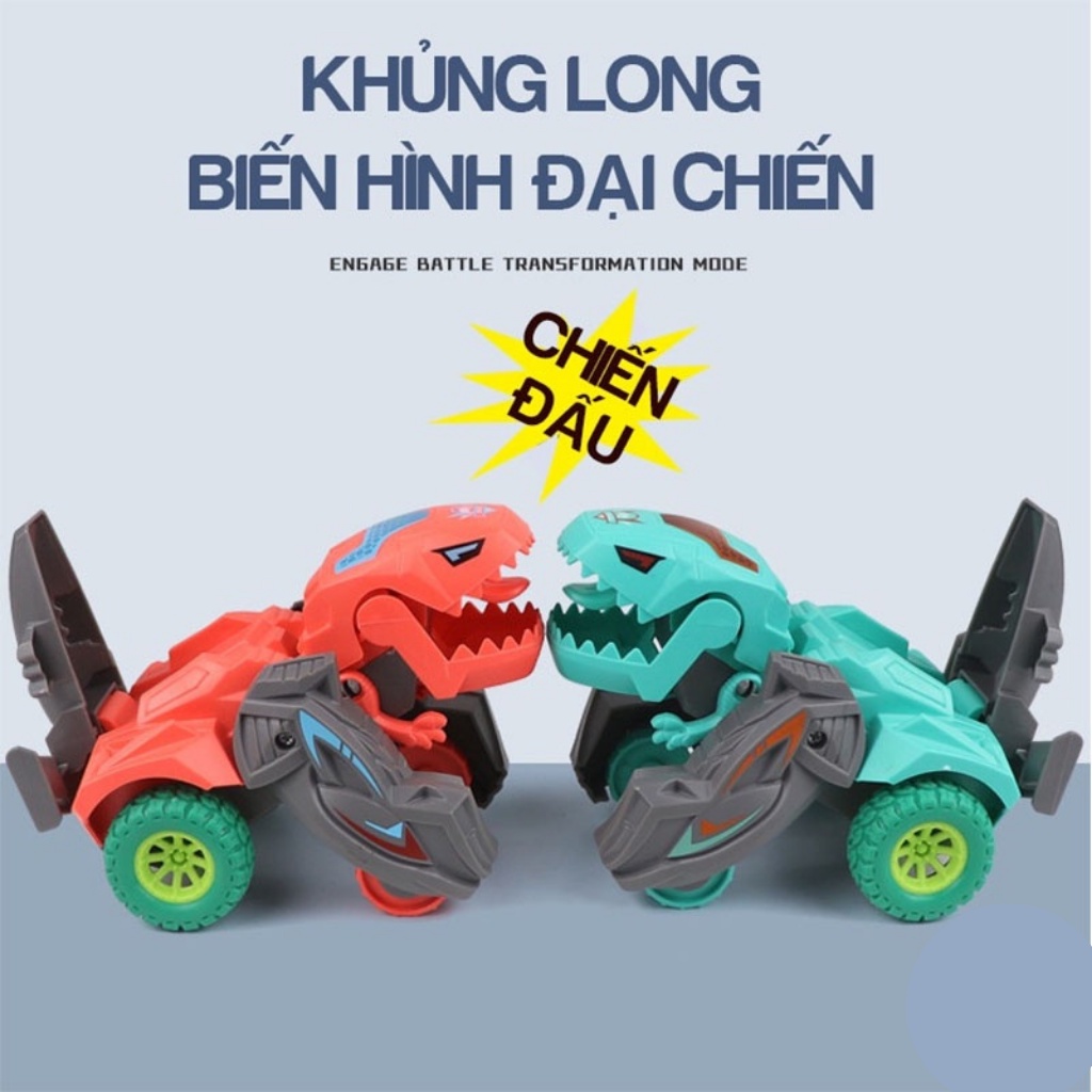Đồ chơi cho bé ô tô khủng long biến hình cho trẻ thông minh vận động