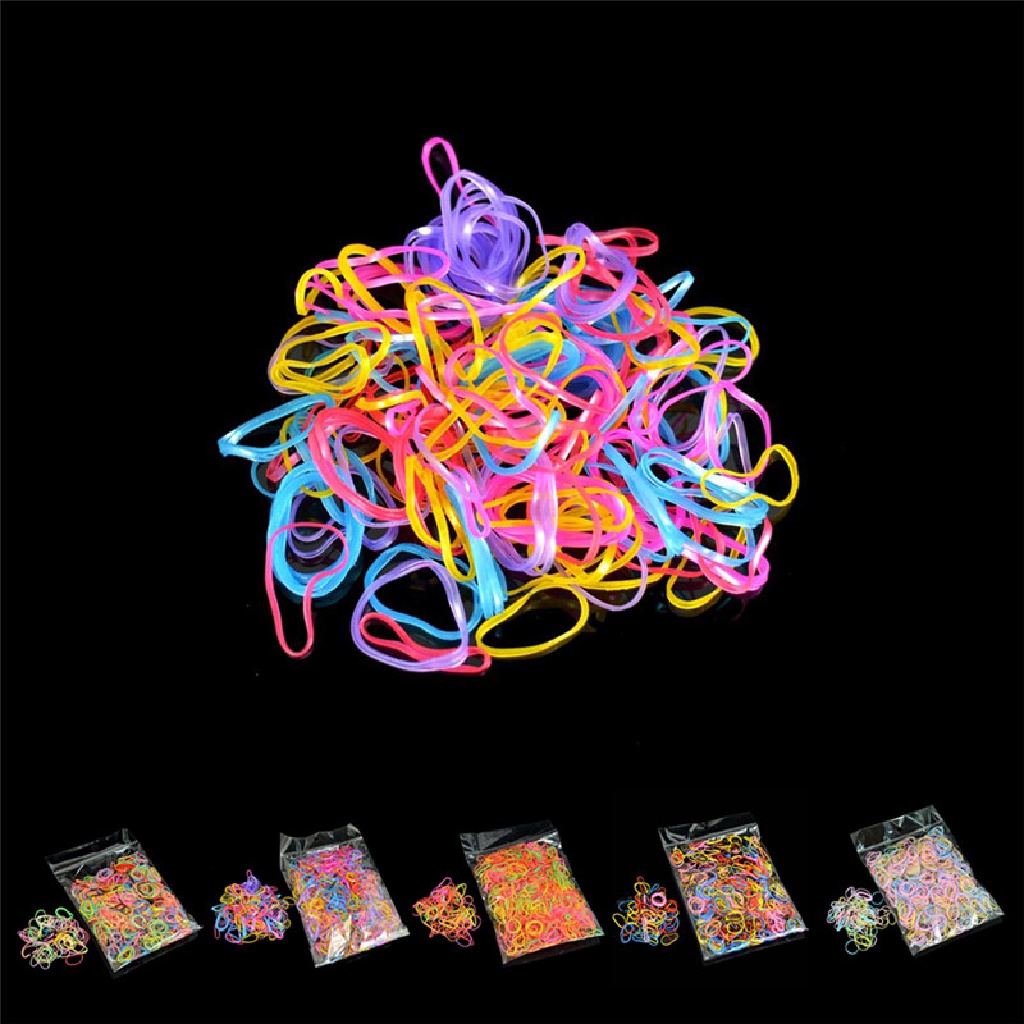 1 Túi Dây Buộc Tóc Cao Su Co Giãn Thời Trang Dành Cho Nữ