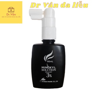 Xịt kích thích mọc tóc minoxyl Solution 3% (lọ dạng xịt 60ml) - Dr Vân da liễu