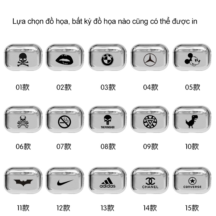 Vỏ Bảo Vệ Hộp Sạc Tai Nghe airpods 3 Pro 1/2/3 Chống Dấu Vân Tay
