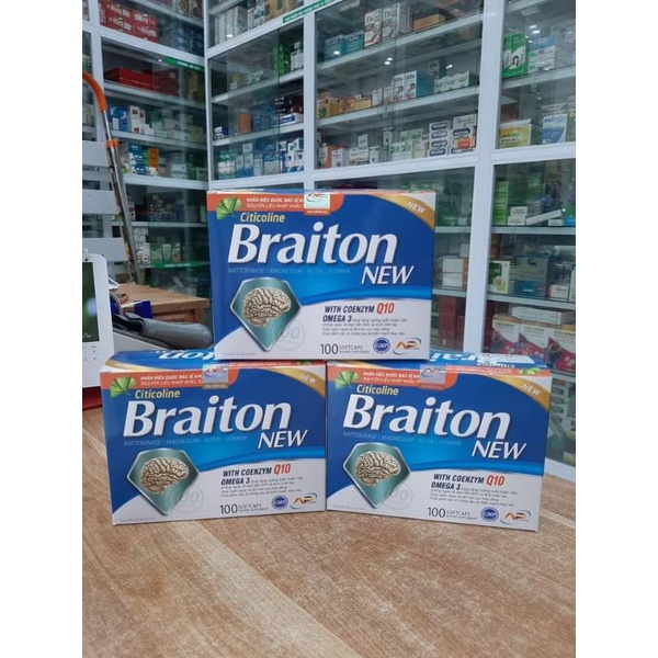 Bổ não Braiton new chuyên cho người mất ngủ, phòng chống tai biến - Nhãn hiệu được bác sĩ khuyên dùng - NT Thu Thảo
