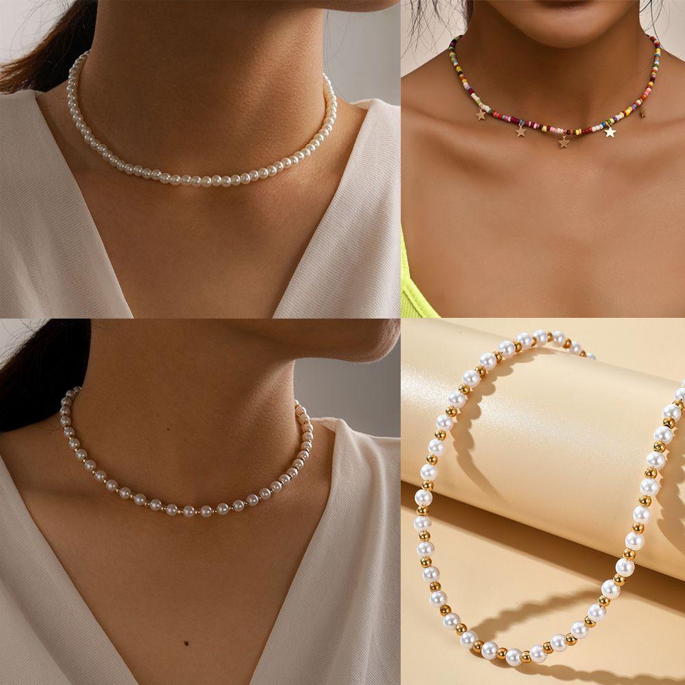 Vòng Cổ Choker Đính Hạt Phong Cách Gothic Cổ Điển
