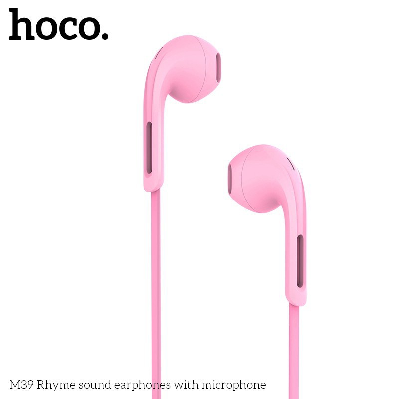 Tai Nghe Nhét Tai Hoco M39 Có Dây Giắc Cắm Micro 3.5mm Một Nút Điều Khiển Trên Dây Đa Năng 1.2m