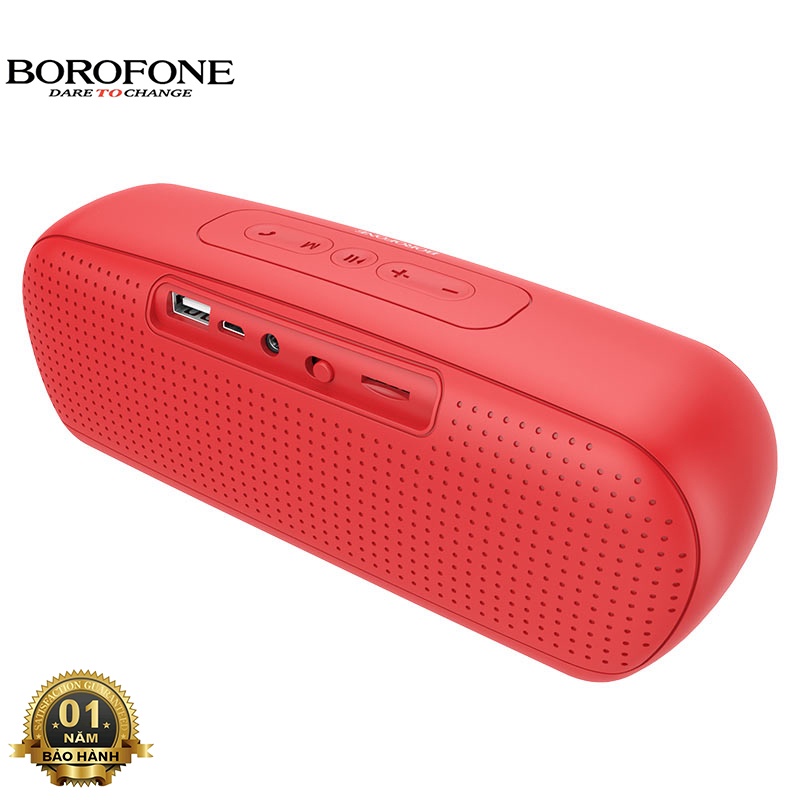 Loa Bluetooth Borofone BR11 Bass mạnh mẽ, to rõ, hỗ trợ di động không dây - Chính hãng