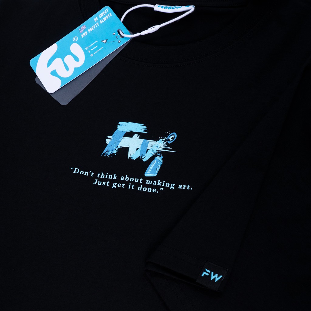 Áo thun Fearow Paint Brush Tee / Đen FW118