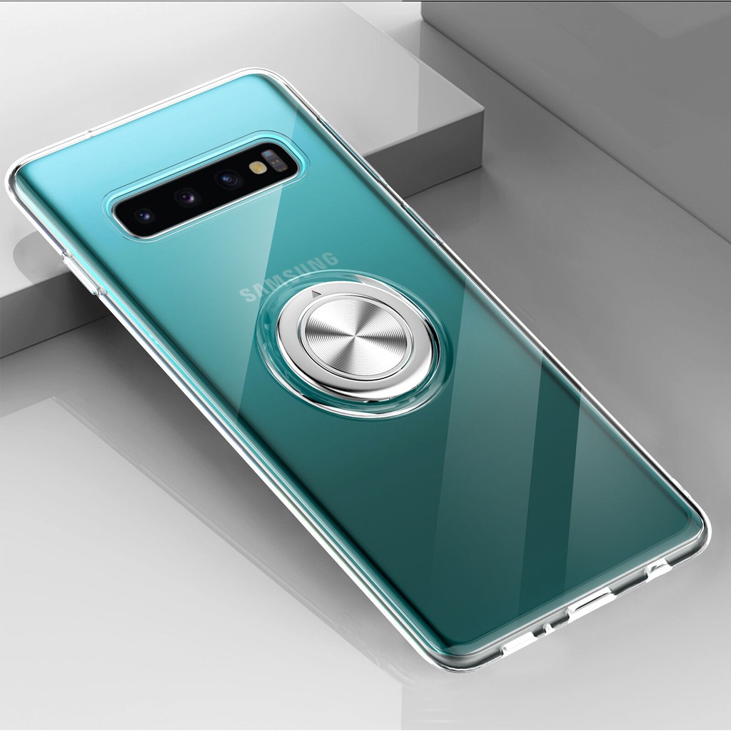 Ốp điện thoại có móc nhẫn nam châm cho Samsung S10 5G S8 S 10+ Note 8 Note9 S9 S 8+ Plus