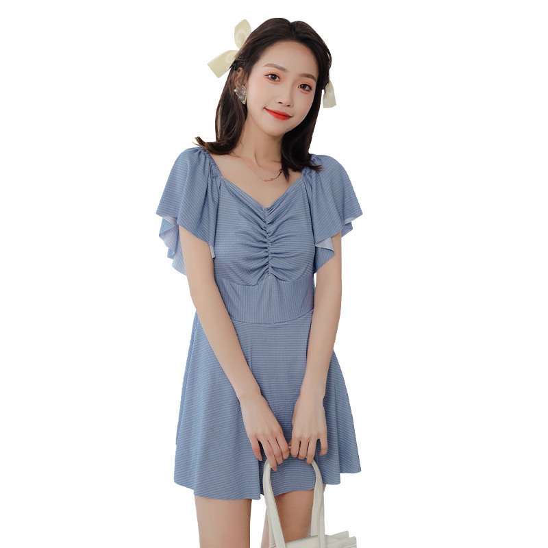 2021 new ladies swimwear Korean version of hot springs covering the flesh and thin beach vacation swimwear women's sports swimwear | BigBuy360 - bigbuy360.vn