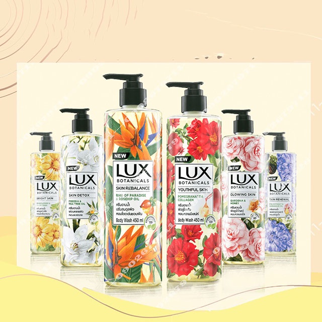 Sữa Tắm Dưỡng Thể New Lux Botanicals Chai 450ml