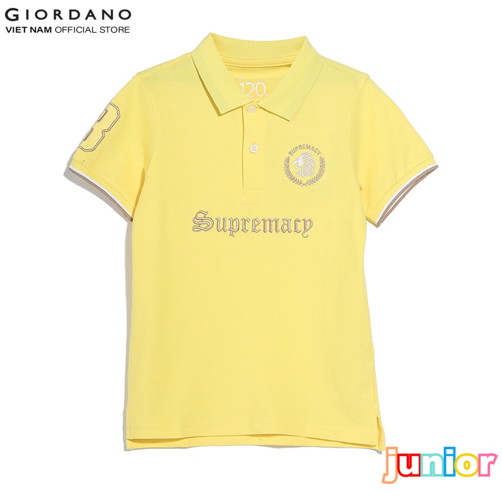 Áo Thun Có Cổ Trẻ Em Giordano Polo Junior 03011311