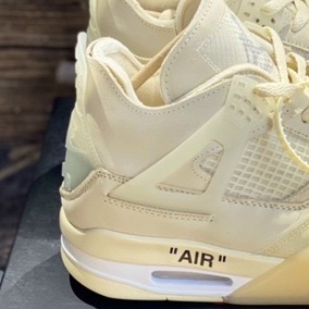 Giày jordan4 Vàng  Cát Retro Sail, JD 4 nam nữ (full Box Bill)