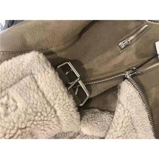 KHOÁC DA LỘN LÓT LÔNG CỪU ZR
