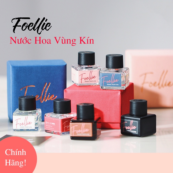 Nước Hoa Vùng Kín Foellie (Chai 5ml) – Sản Phẩm Giúp Khử Mùi Cô Bé &Lưu Hương Bền Lâu. Chính Hãng 100%
