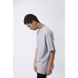 Áo Thun Basic Xám Chất Liệu Cotton Thoáng Mát