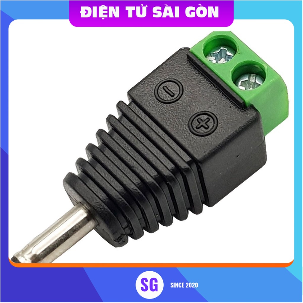 Jack DC đực 3.5x1.35 mm đầu vào cổng Domino