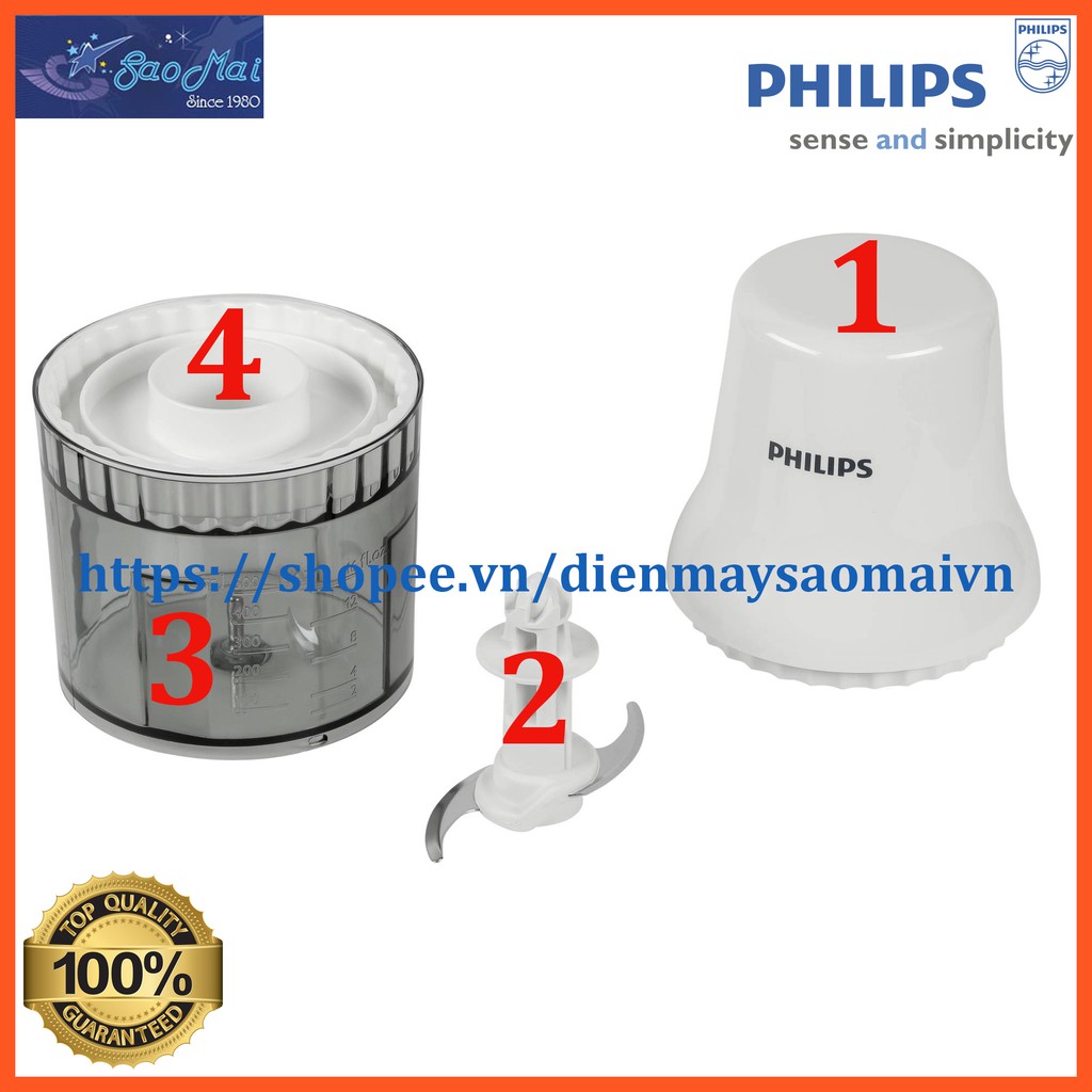 Linh kiện phụ kiện máy xay thịt thực phẩm gia đình Philips HR1393