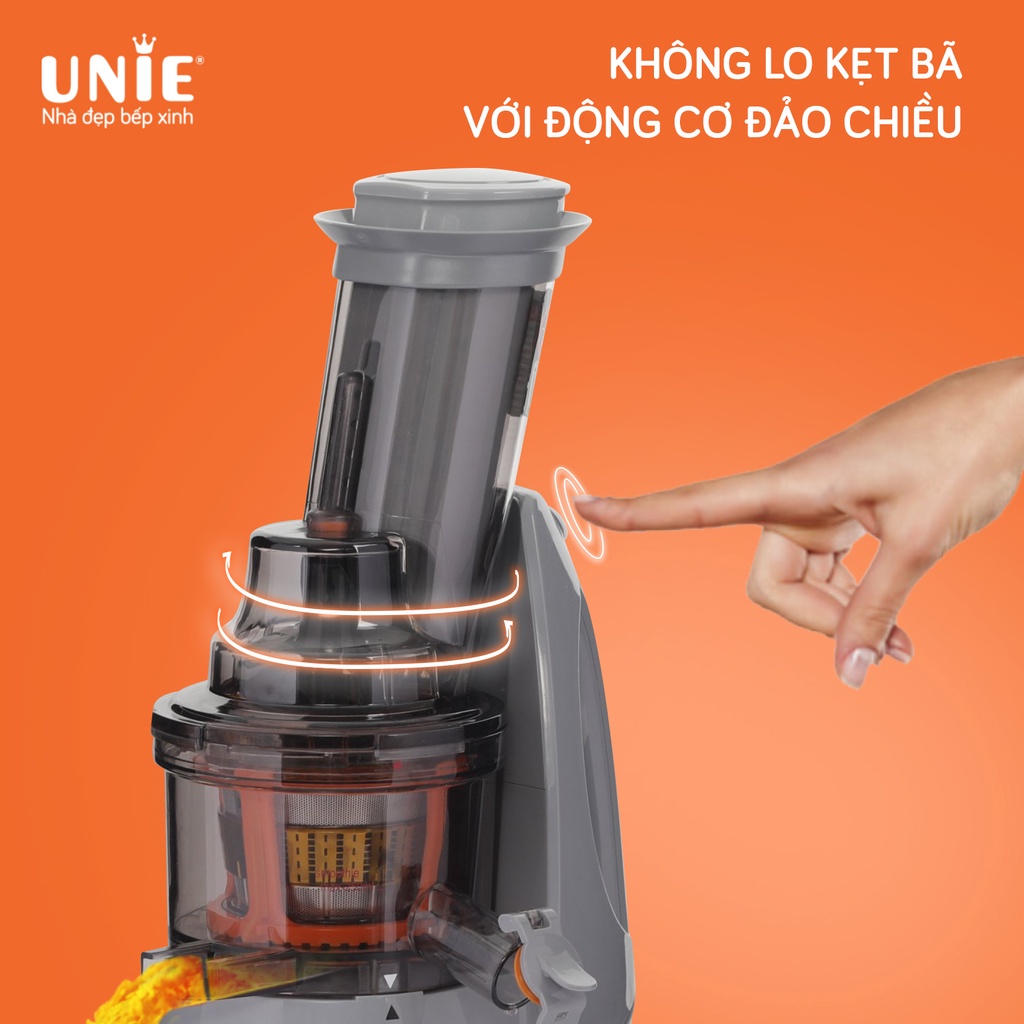 Máy ép chậm hoa quả UNIE UE-580 dung tích 250 ml công suất 240W