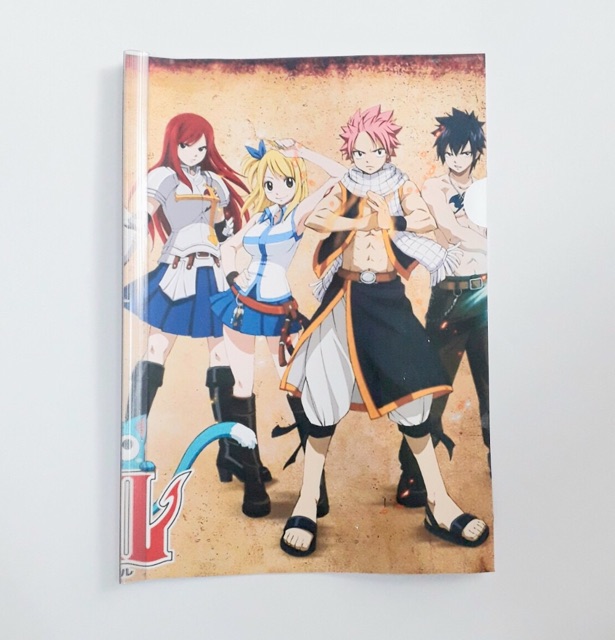 Kẹp phai để bài kiểm tra fairy tail