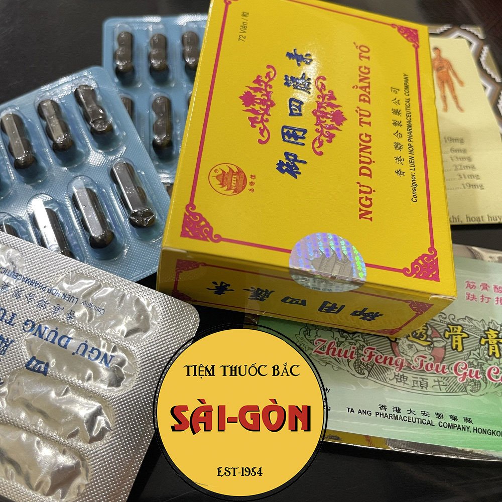 Ngự Dụng Tứ Đằng Tố HK Hộp 72 viên (Tặng kèm cao dán bên trong hộp, date mới)