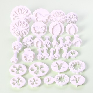 Bộ cutter ,cắt hoa làm fondant ,hoa đậu xanh , trứng muối 33 chi tiết
