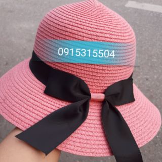 Mũ cói thời trang