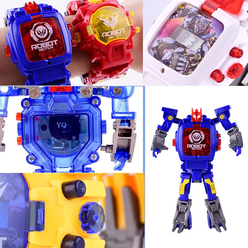Đồng Hồ Điện Tử Dạng Robot Biến Hình Sáng Tạo Cho Bé | BigBuy360 - bigbuy360.vn