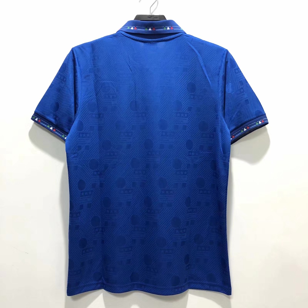 Áo Thun Bóng Đá Đội Tuyển Ý 1994-1996 s-2xl