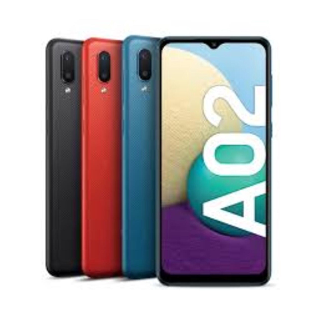 điện thoại Samsung Galaxy A02 2sim ram 3G/32G máy Chính Hãng, Màn hình: PLS TFT LCD6.5&quot;HD+, pin 5000mah, cày game mượt