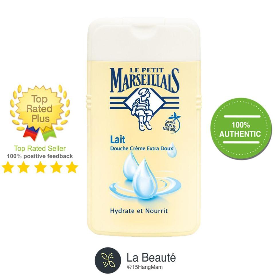 Le Petit Marseillais Lait - Sữa Tắm Dạng Kem Hương Sữa Tươi Tự Nhiên 250ml