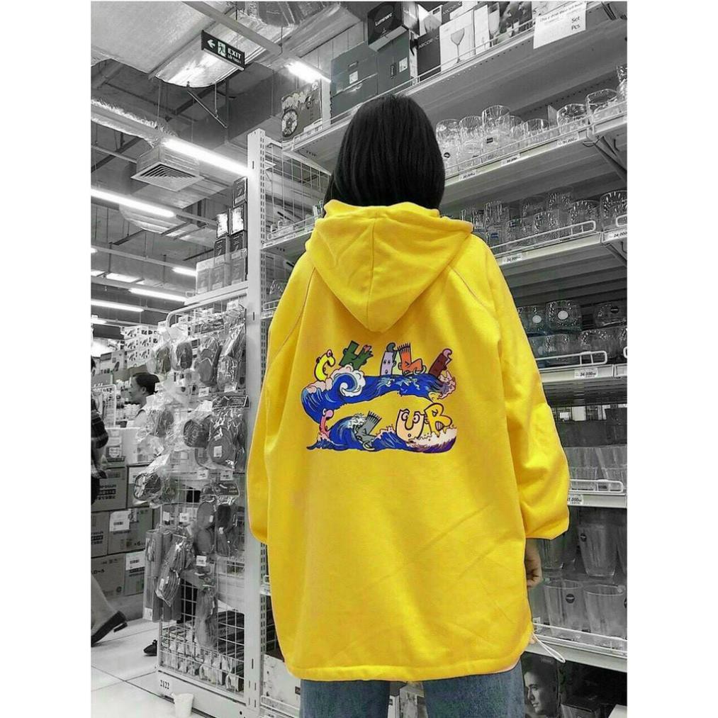 Áo khoác hoodie XUKA SHOP Chống Nắng Cho nam nữ in hình Chili Club, unisex form rộng có Dây Kéo ulzzang