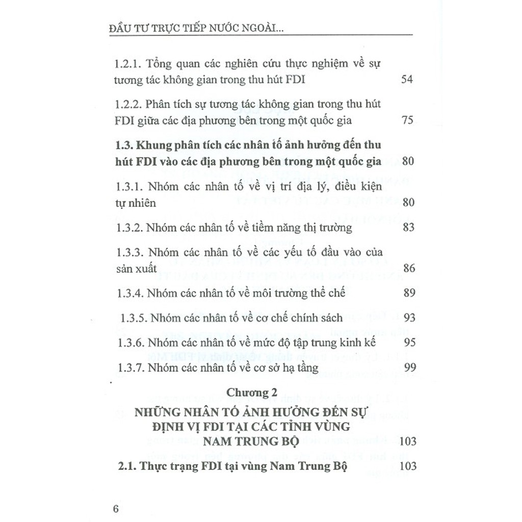 Sách - Đầu Tư Trực Tiếp Nước Ngoài Tại Vùng Nam Trung Bộ Những Nhân Tố Và Sự Phân Bổ Không Gian (Sách Chuyên Khảo)