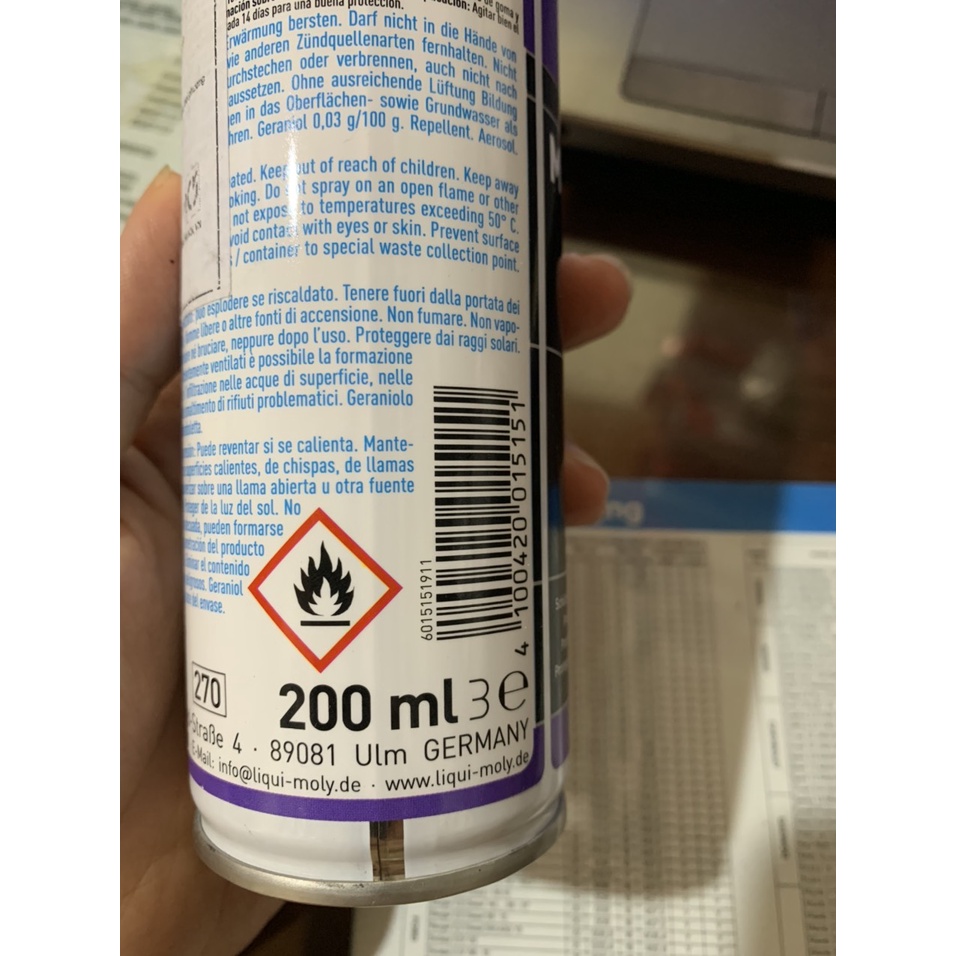 Xịt chống chuột Liquib Moly của Đức