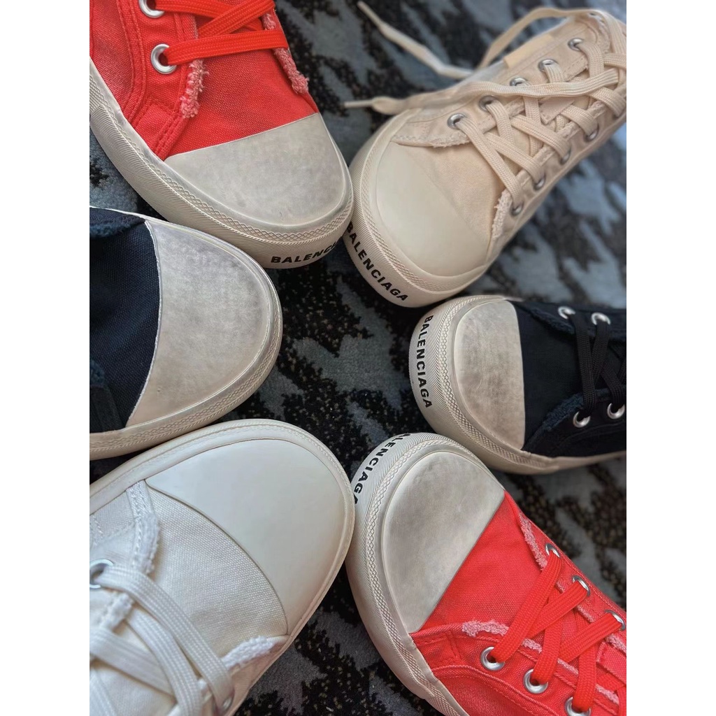 Giày Sneaker Paris Màu Đỏ Duyên Dáng Dành Cho Nam Và Nữ